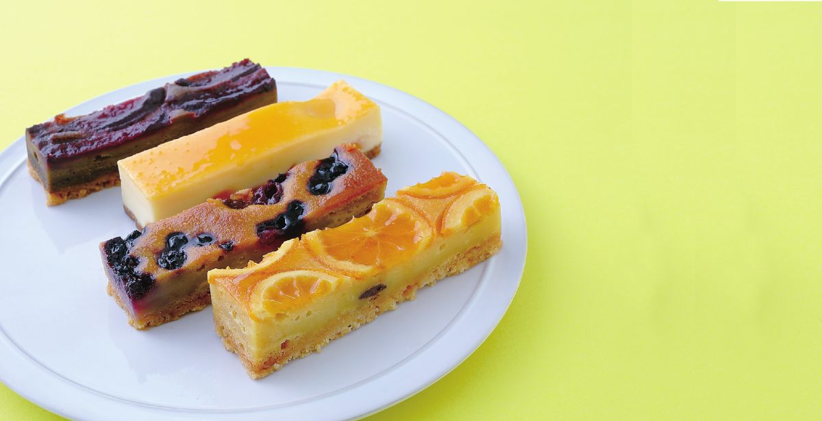 ハニカムタルト　1本380円　日持ち：3日(要冷蔵、購入日は常温持ち運び可)