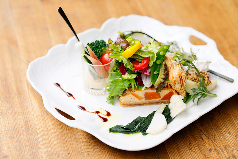 ランチbianco。値段はキッシュによって変わる