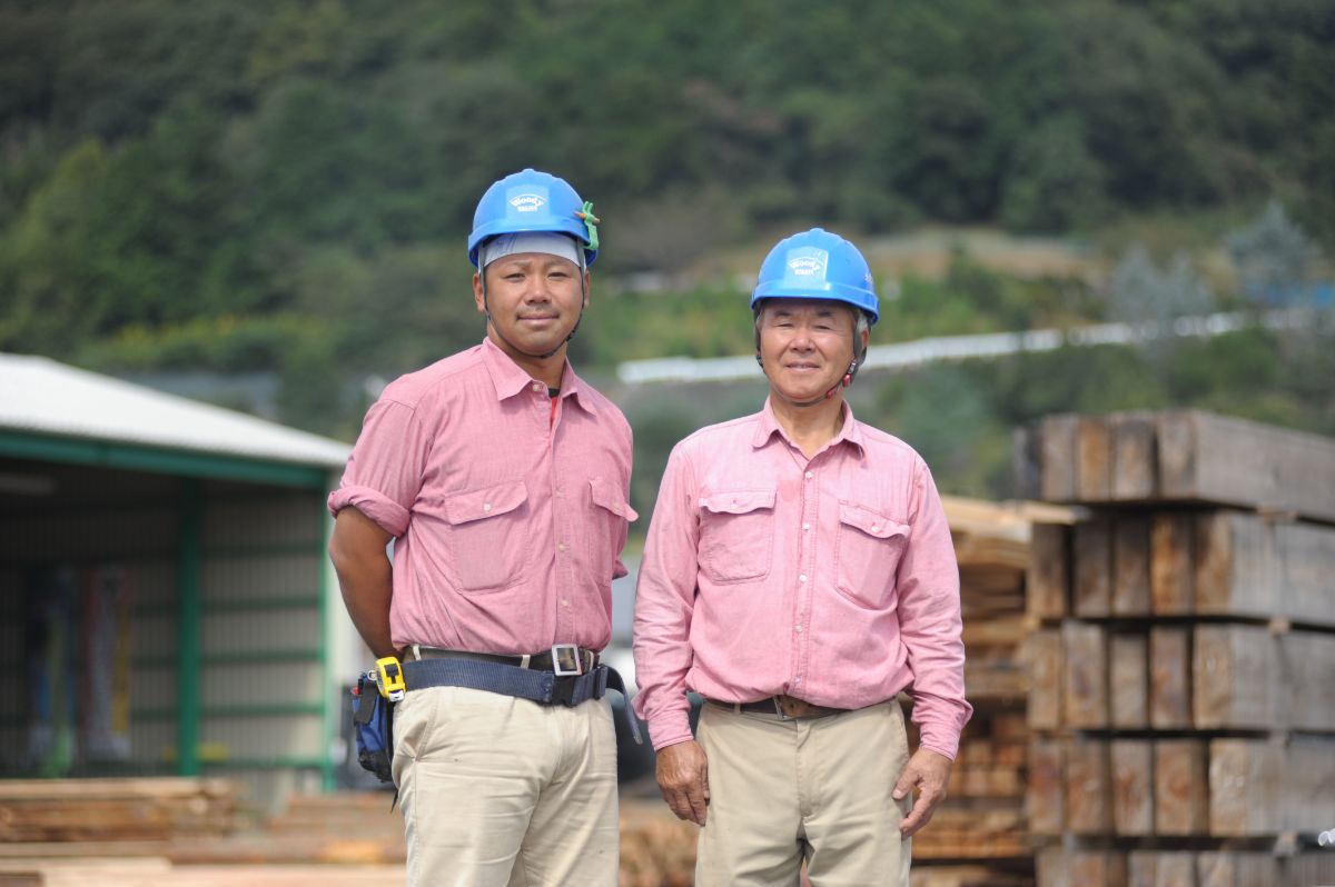 地元の製林業者「永田木材株式会社」の方々