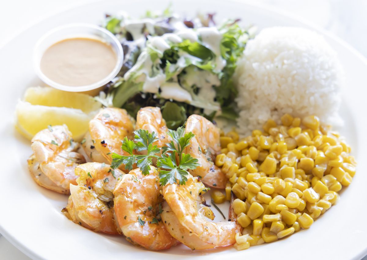 グリルド・ジャンボシュリンプ $22.95