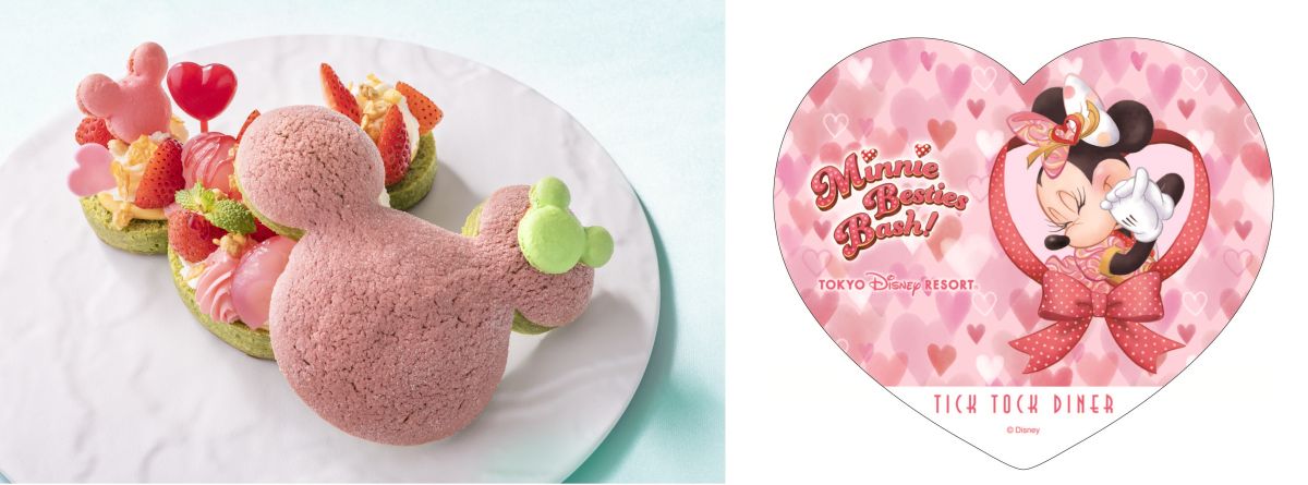 チックタック・ダイナー＿”ミニー・ベスティーズ・バッシュ！”スペシャルセット1900円、オリジナルコースター