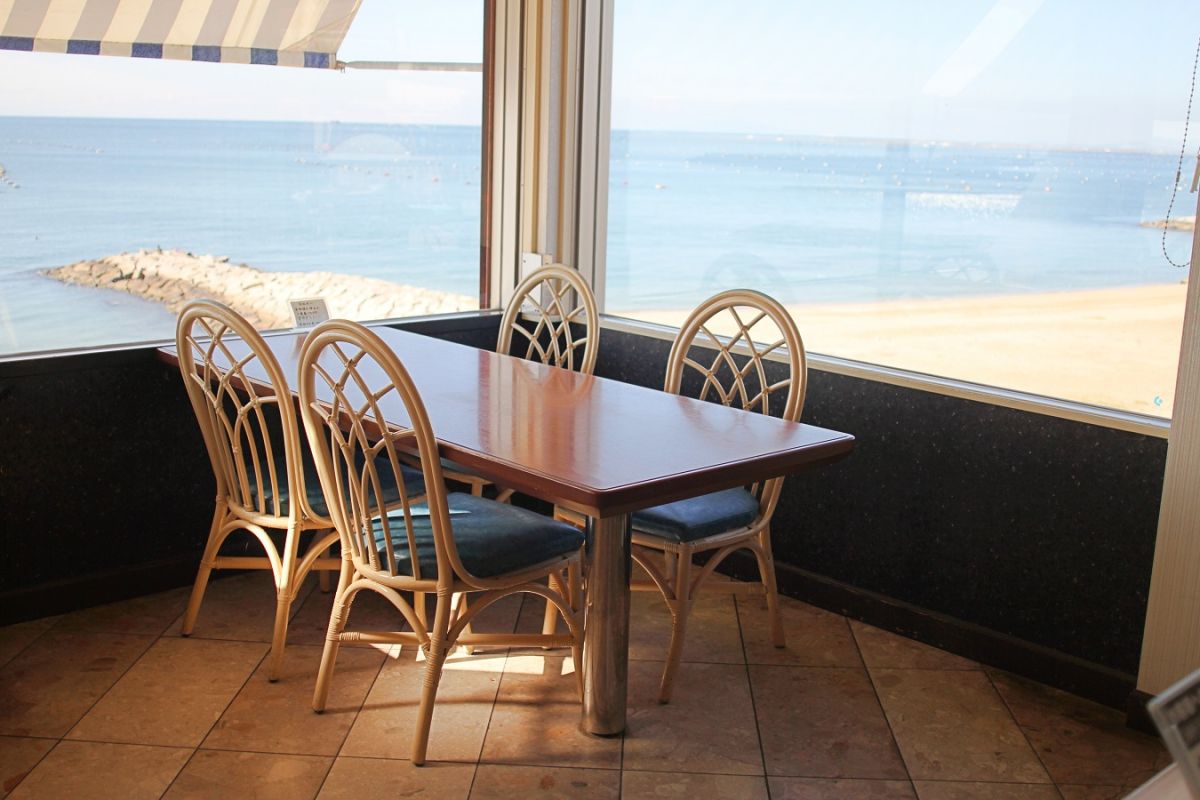 目の前に遮るものがなく、オーシャンビューを楽しめる