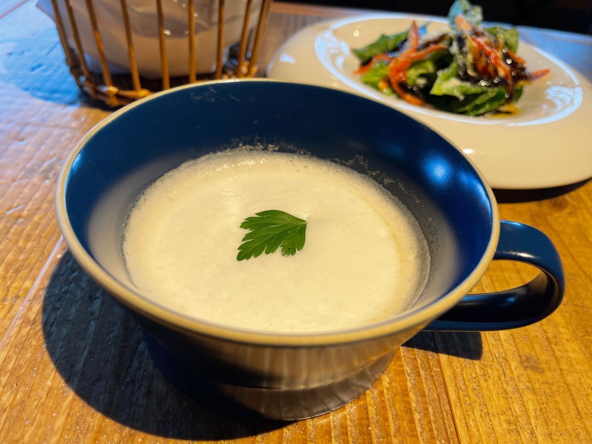 3種のキノコスープ