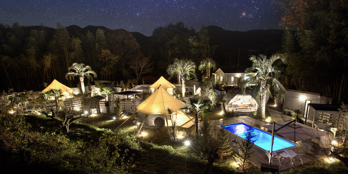 【埼玉・秩父】プール付きグランピング「+RIVERPOOL FINE GLAMPING埼玉ちちぶ」がオープン