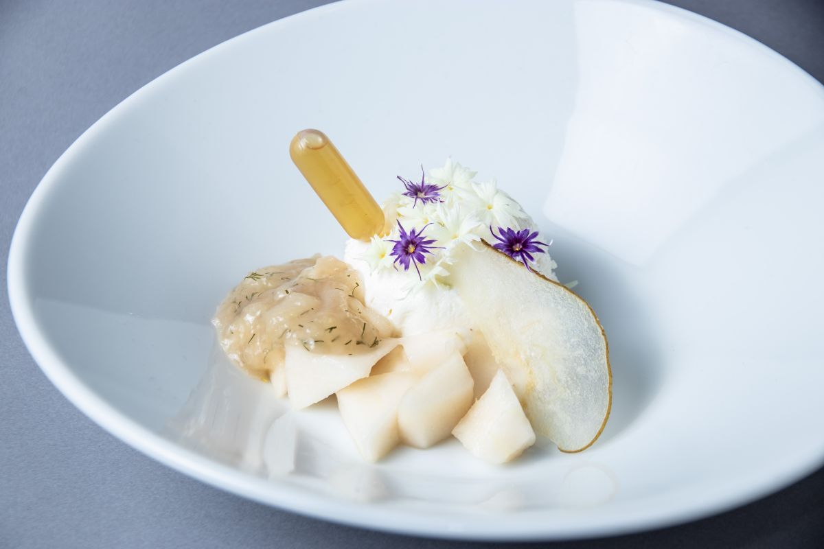 洋ナシと柚子とディル　1650円