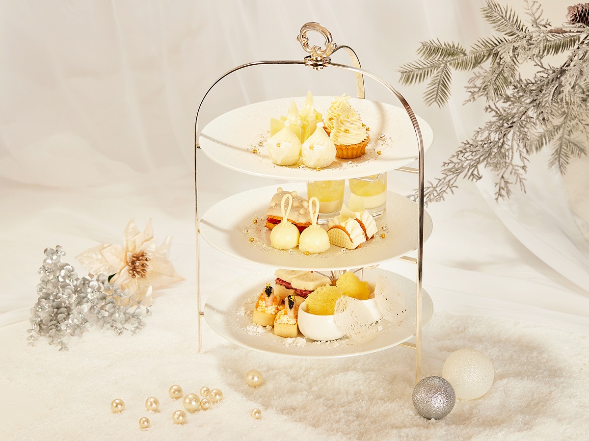 White Sparkly Afternoon Tea