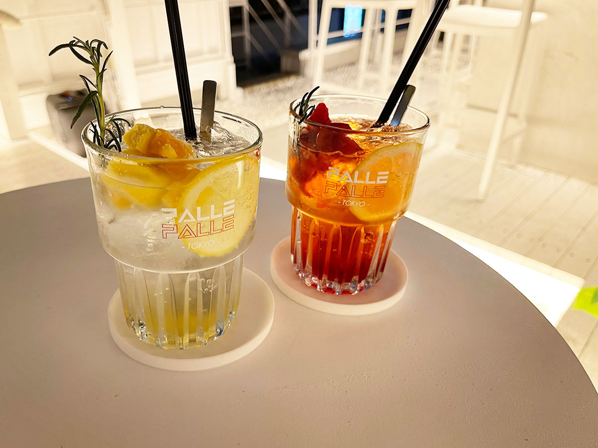 （左から）「果実チャミスルサワー マンゴーパッション、タルギ」各1200円　※画像はノンアルコール