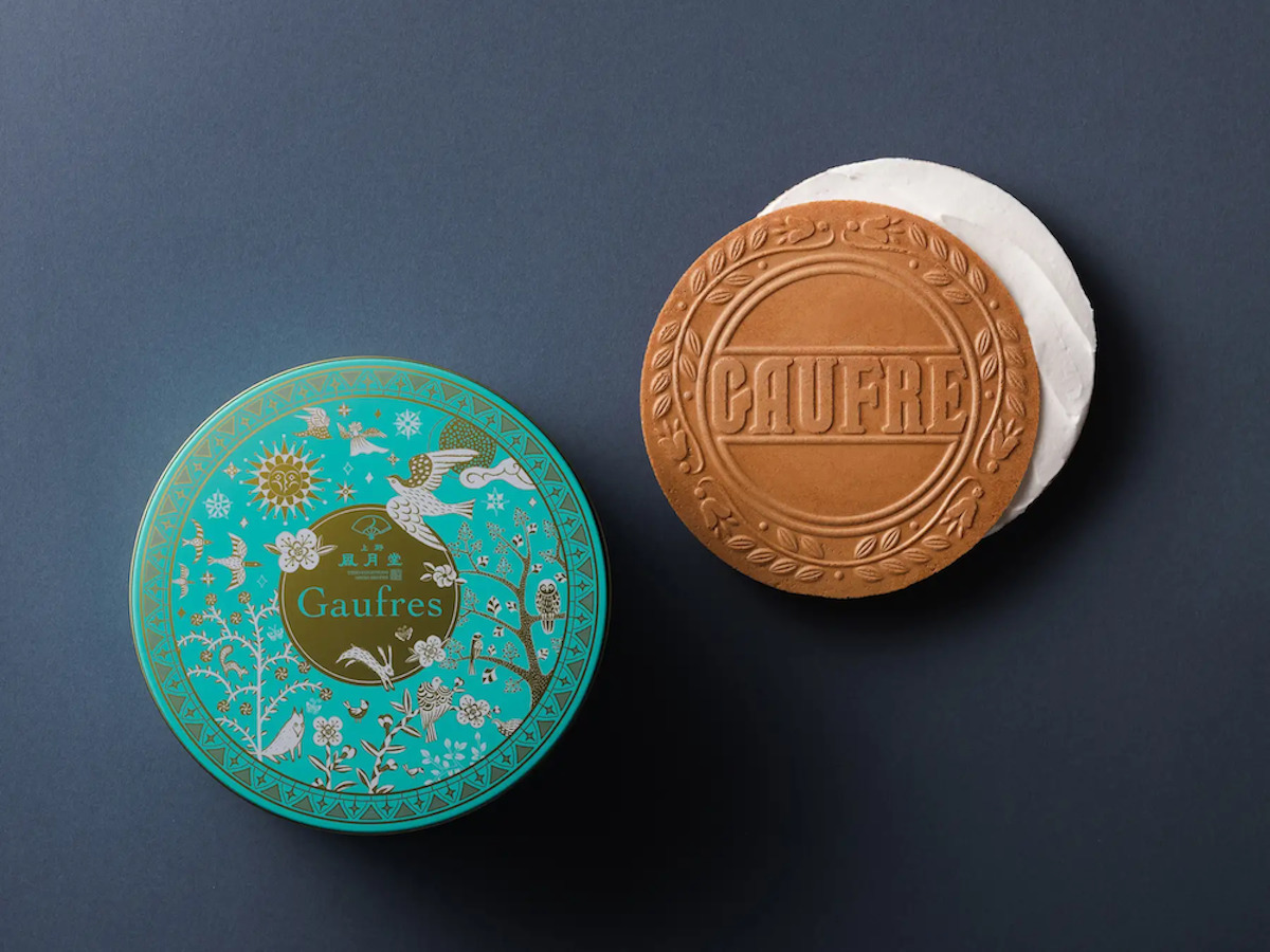 「ゴーフル」12枚入り1620円、8枚入り×2缶2160円