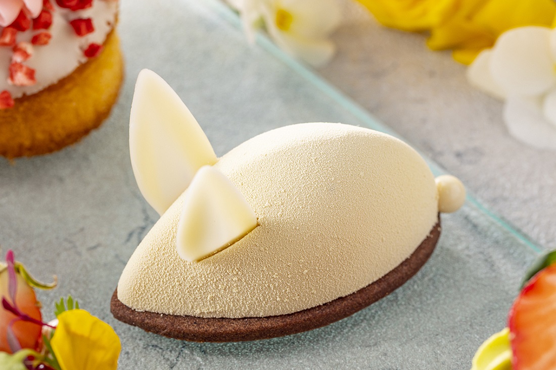 ルイボスティーといちごのムース