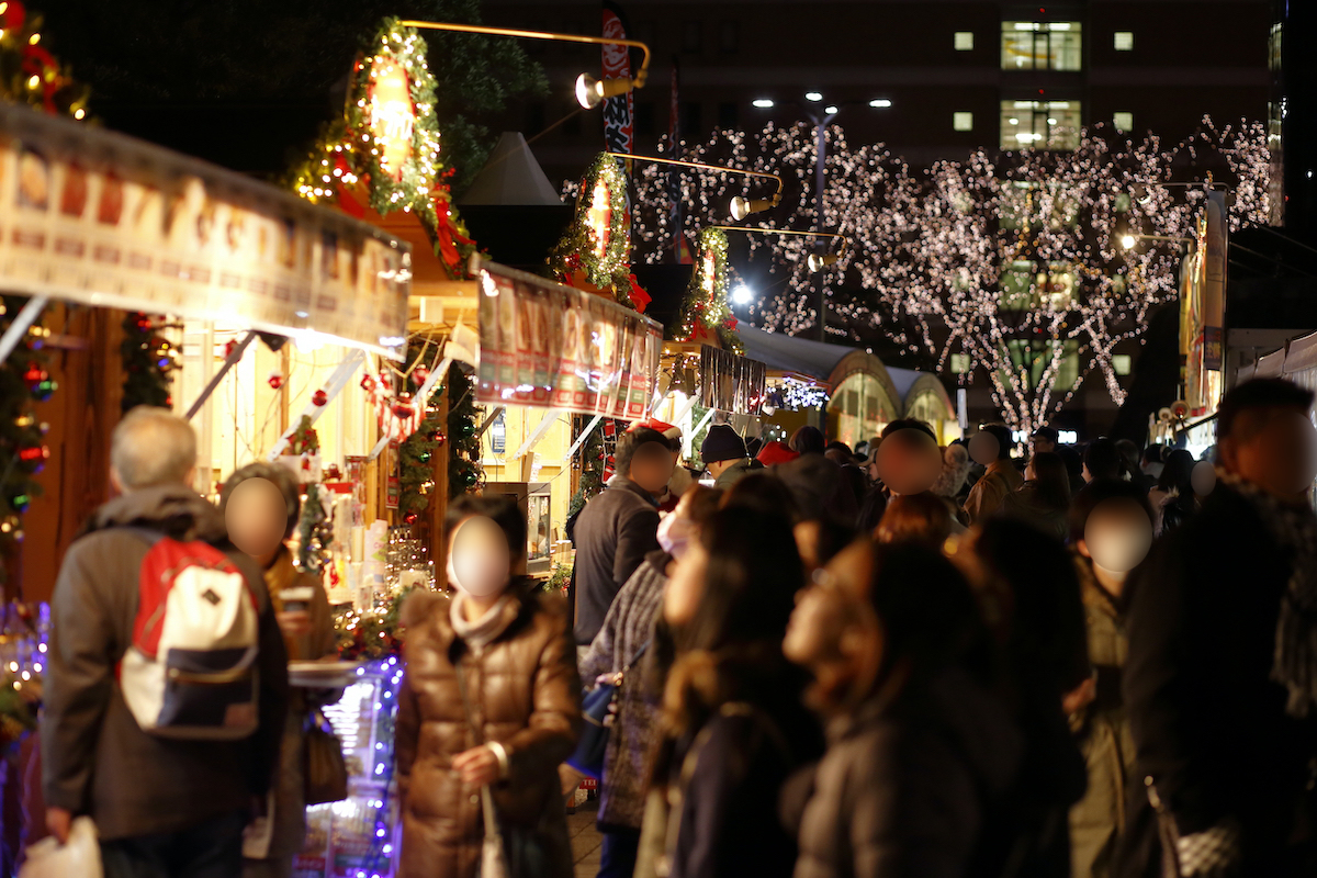 クリスマスマーケット（写真は過去の様子）写真提供：SENDAI光のページェント実行委員会