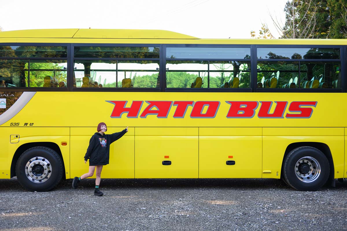 はとバスツアーに乗車