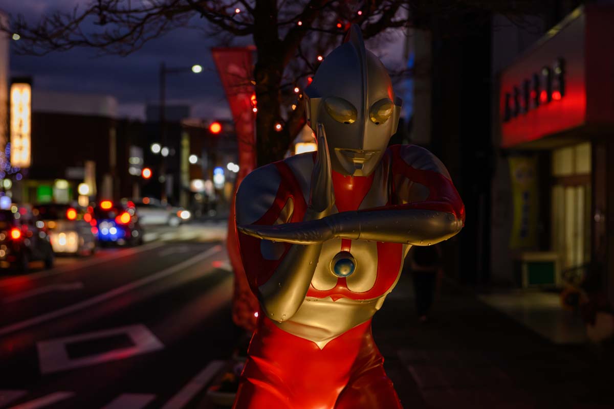 夜のウルトラマンもかっこいい