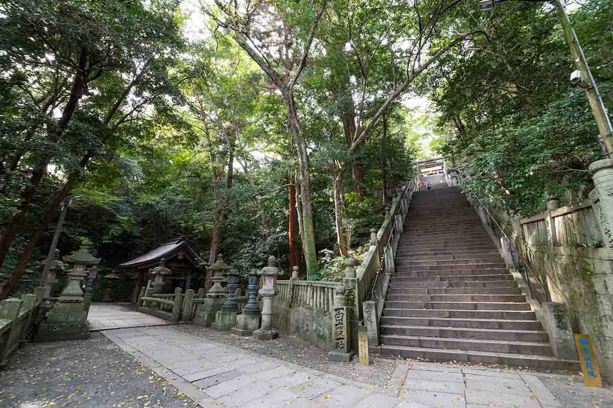 金刀比羅宮の御前四段坂