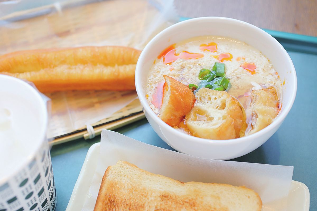 「鹹豆漿」480円