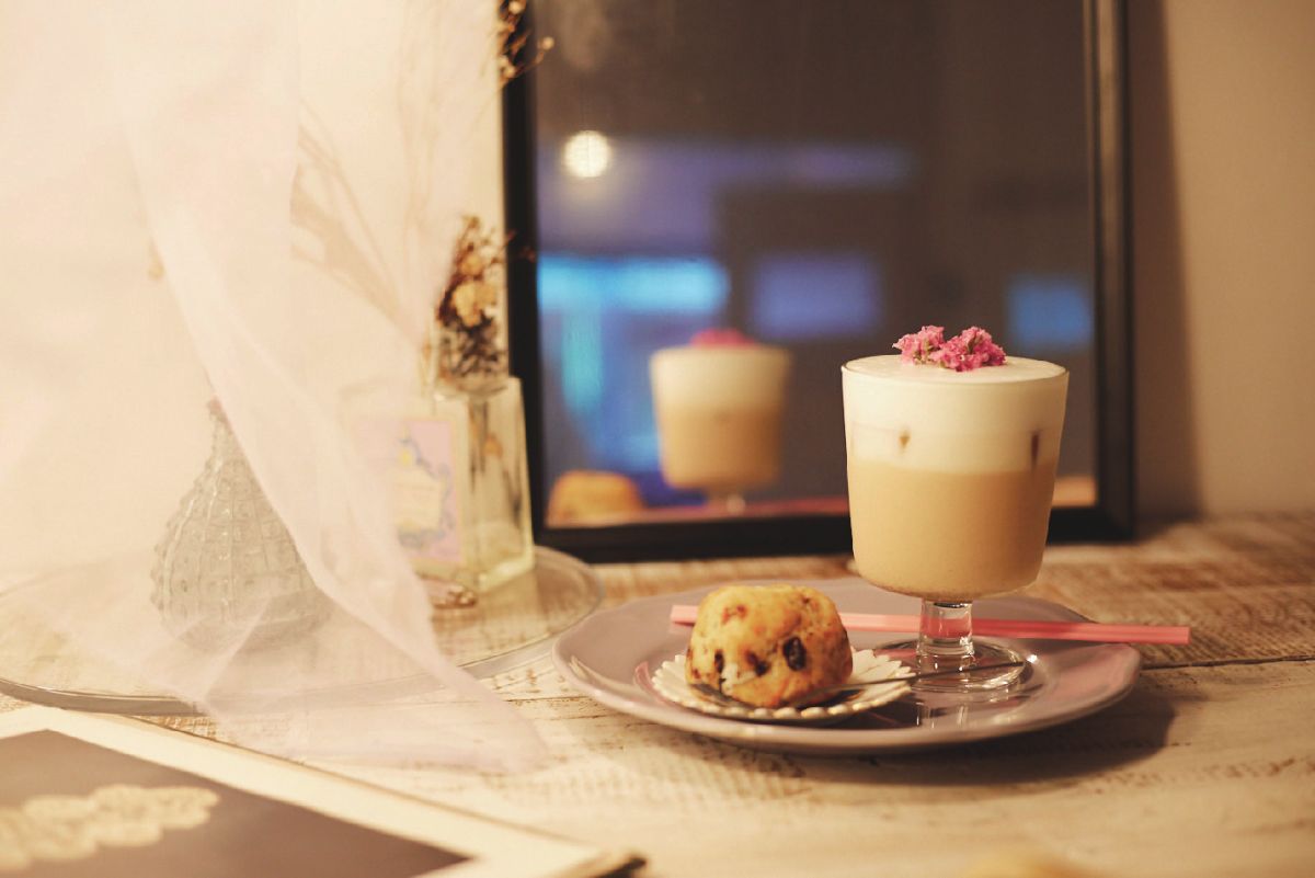 「ソヨンラテ」550円、「スコーン」390円