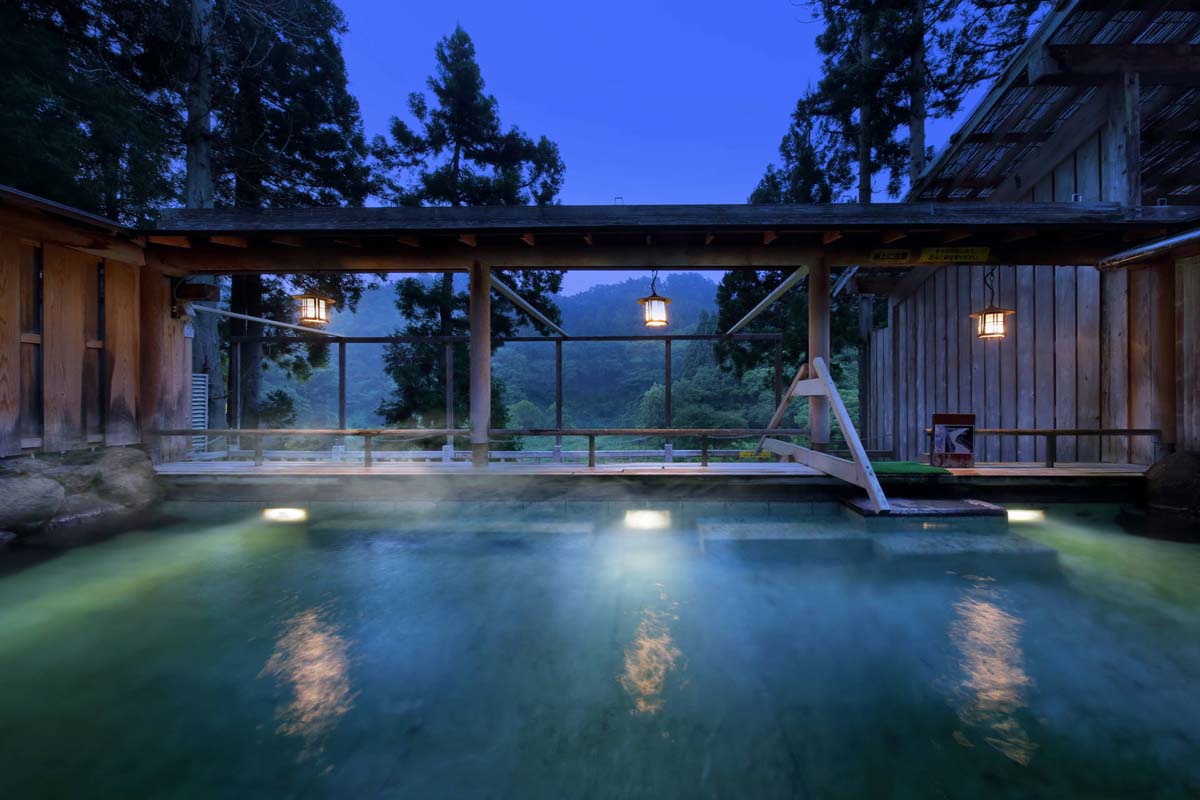 露天風呂は、本館古勢起屋・古勢起屋別館宿泊者も利用できる