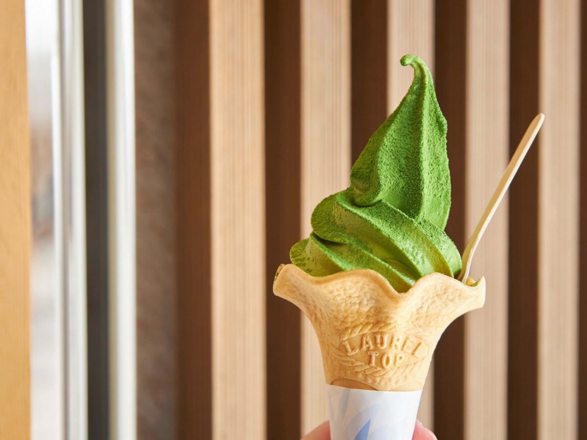 「抹茶っ茶ソフトクリーム プレミアム」 690円