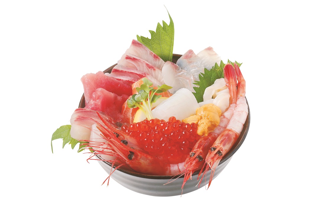 海鮮丼 3200円 （汁物・漬物付き）