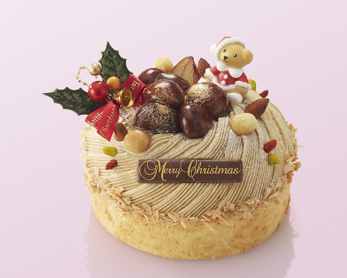 「クリスマスケーキモンブラン」／アニバウム　1個（直径17&times;高さ15cm）4536円