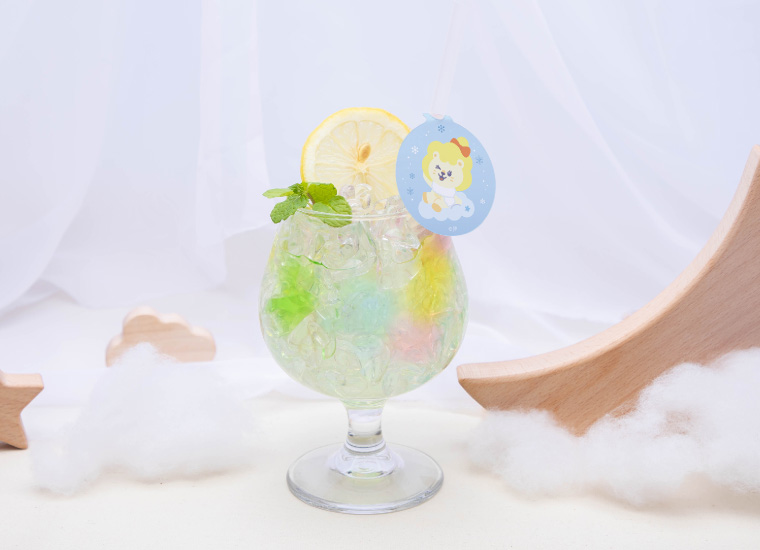 「カラフルゼリーレモンソーダ」990円