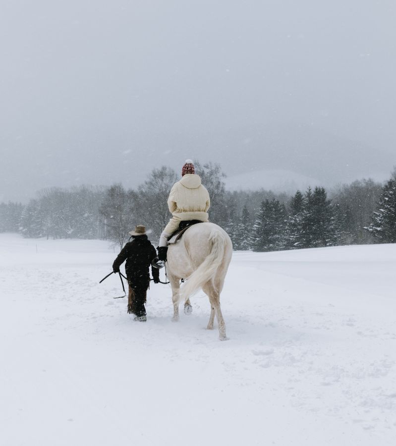 白銀の乗馬体験 3500円