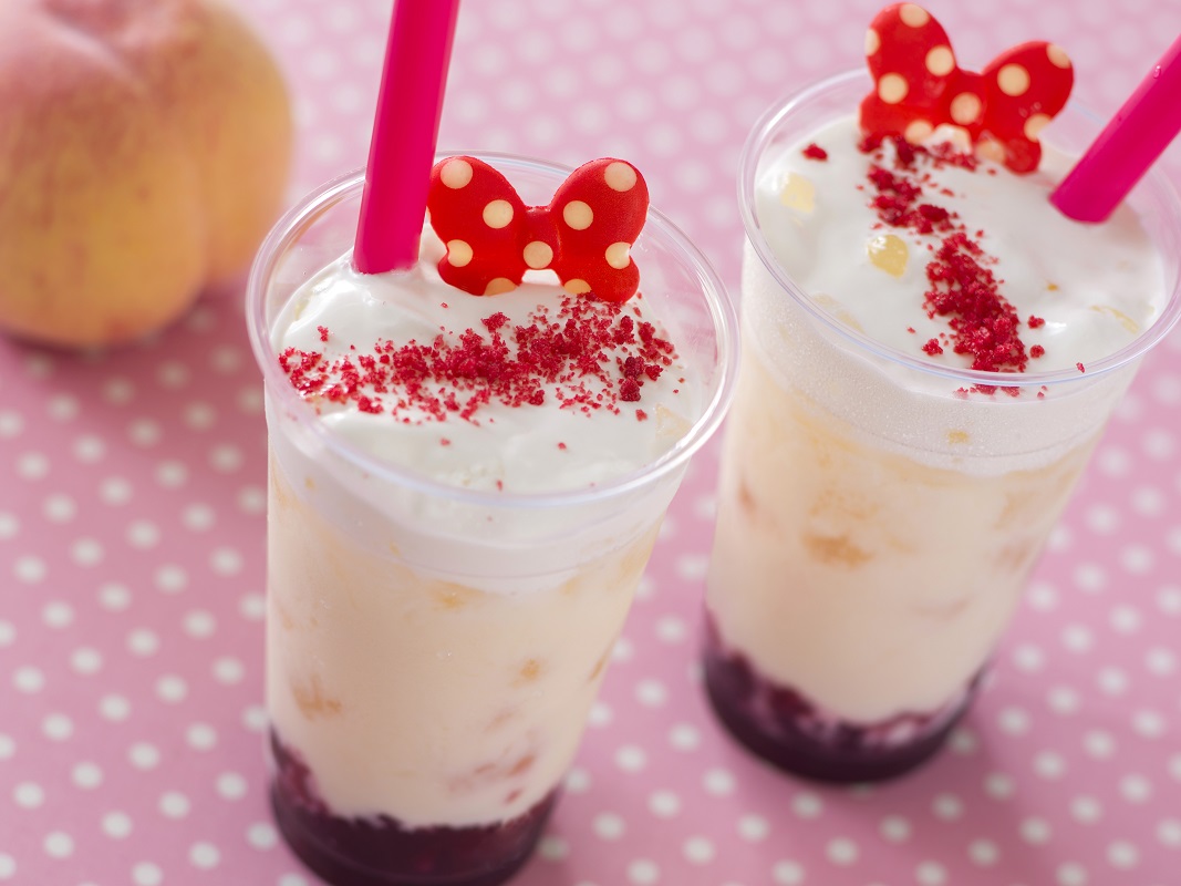 ピーチミルク（ラズベリーセリー＆チーズホイップ）700円