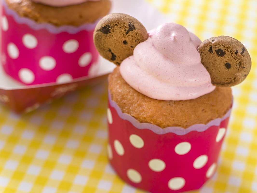 ストロベリーチョコチップマフィン360円［ヒューイ・デューイ・ルーイのグッドタイム・カフェ］