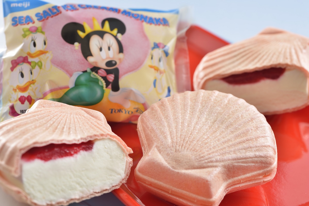 シーソルト・アイスモナカ350円［東京ディズニーシー内ワイスワゴン］