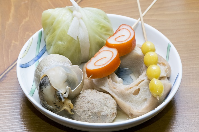 菊一のおでん1品165円～