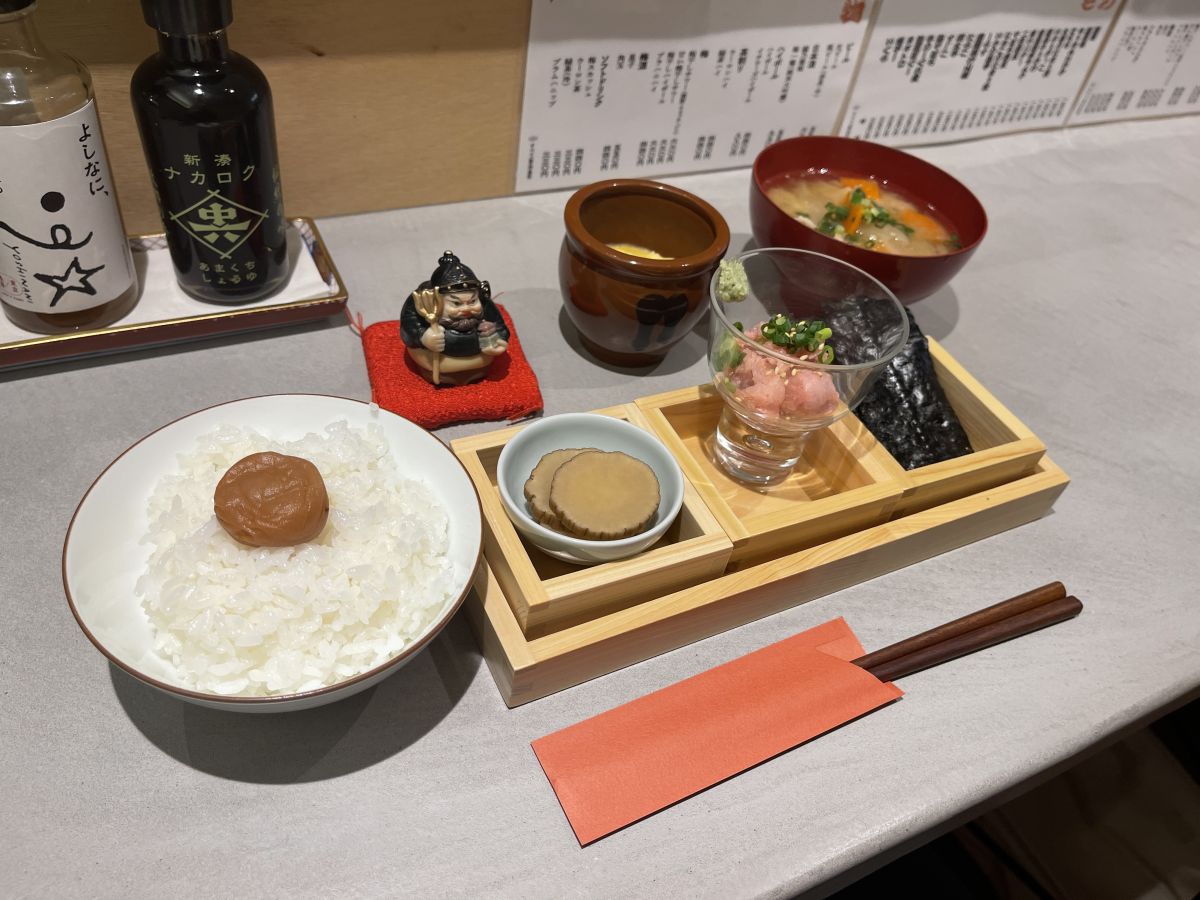 おともみくじ定食（毘沙門天） 1320円