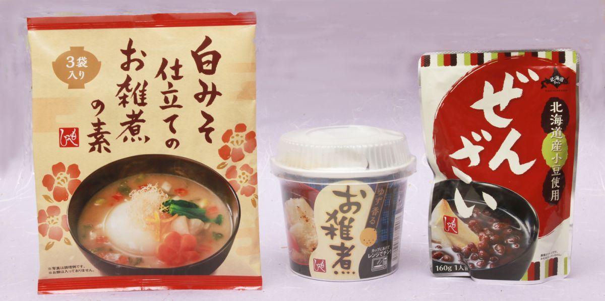 【カルディ・実食レポ】350円以下で、お正月気分！ お雑煮＆ぜんざい3選｜手早く簡単に、お正月レシピを味わえるレトルト食品。その実力は…？