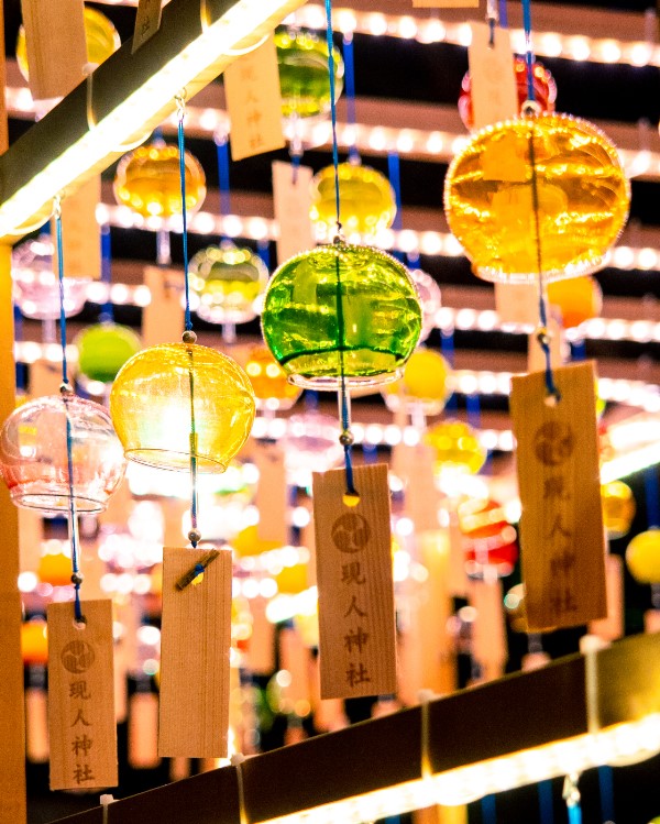 風鈴の数も約1000個