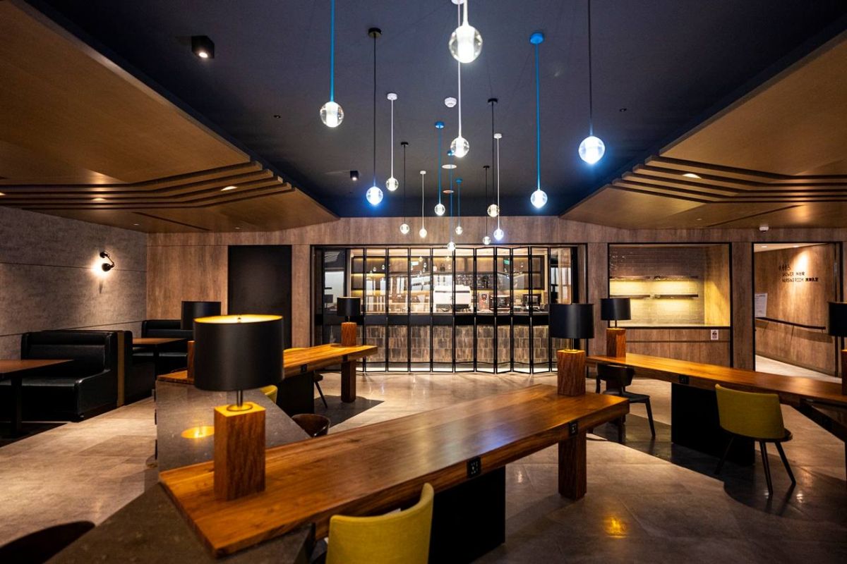 出国手続き後、無料で利用できる『機場體驗區』