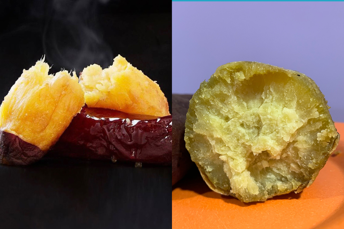 （左）金のいも、（右）すずほっくり