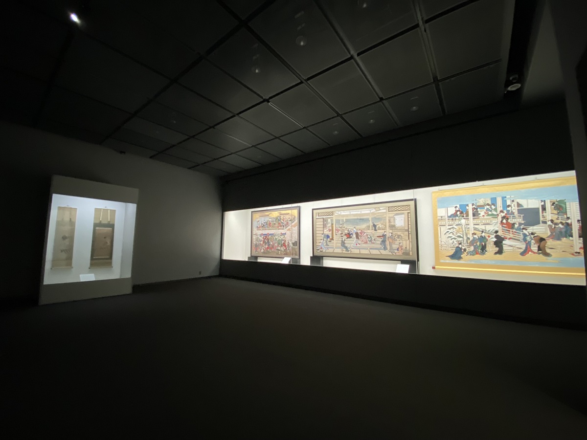 展示室Cでは喜多川歌麿の作品を展示
