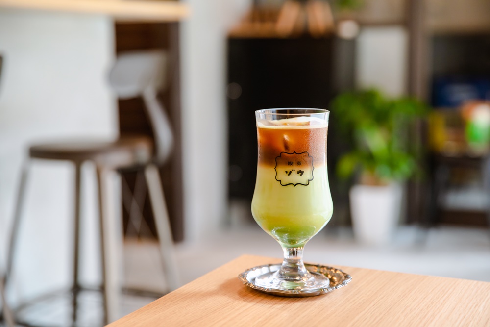 西尾抹茶ラテ(アイス)550円