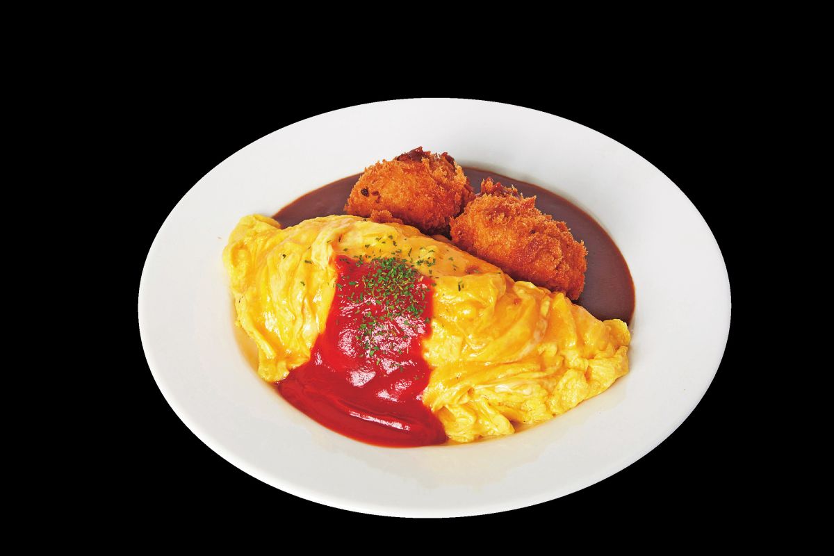 オムライス＆カニクリームコロッケ　1000円