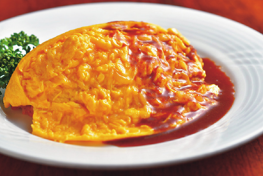 ふわふわたまごのオムライス　1100円