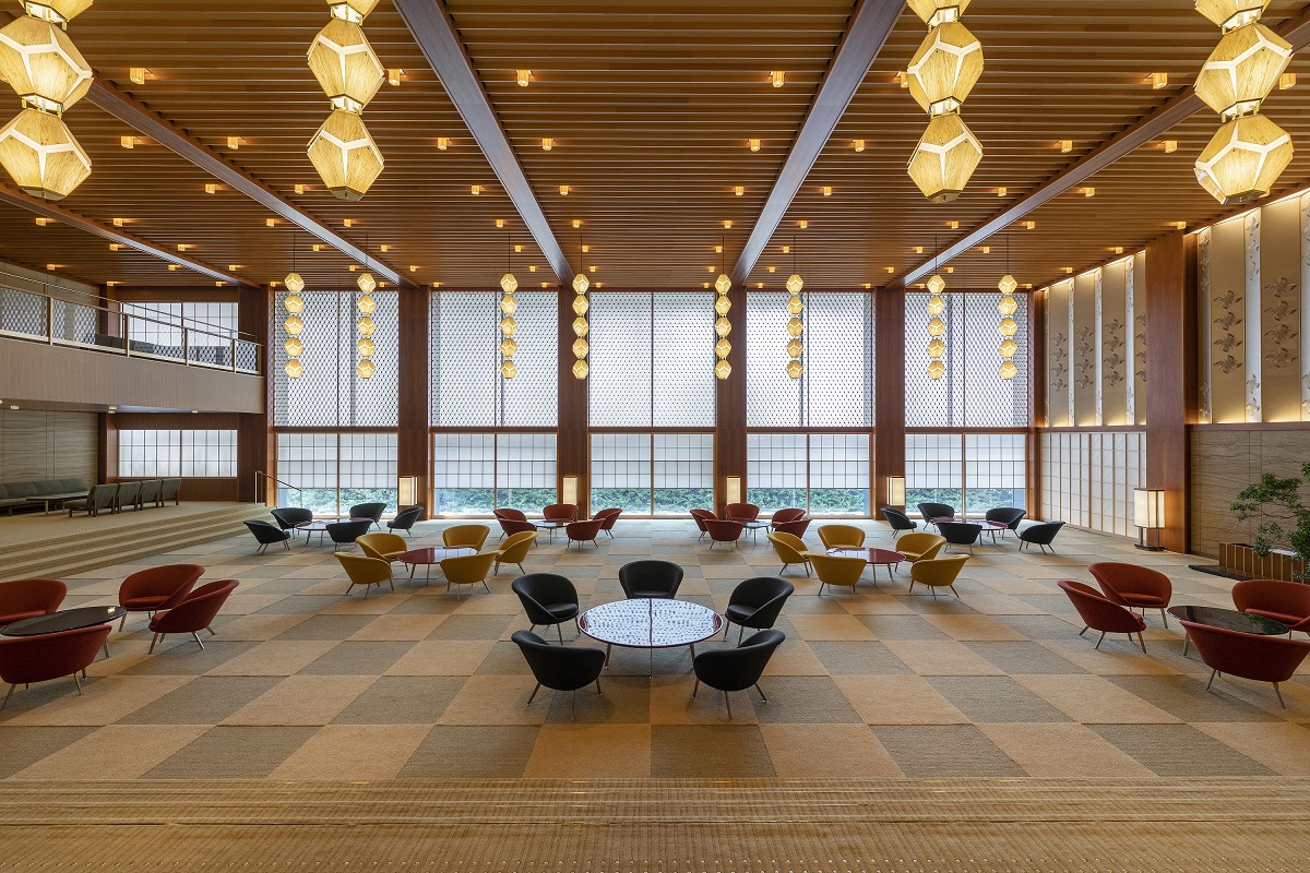 「オークラ プレステージタワー」のロビー