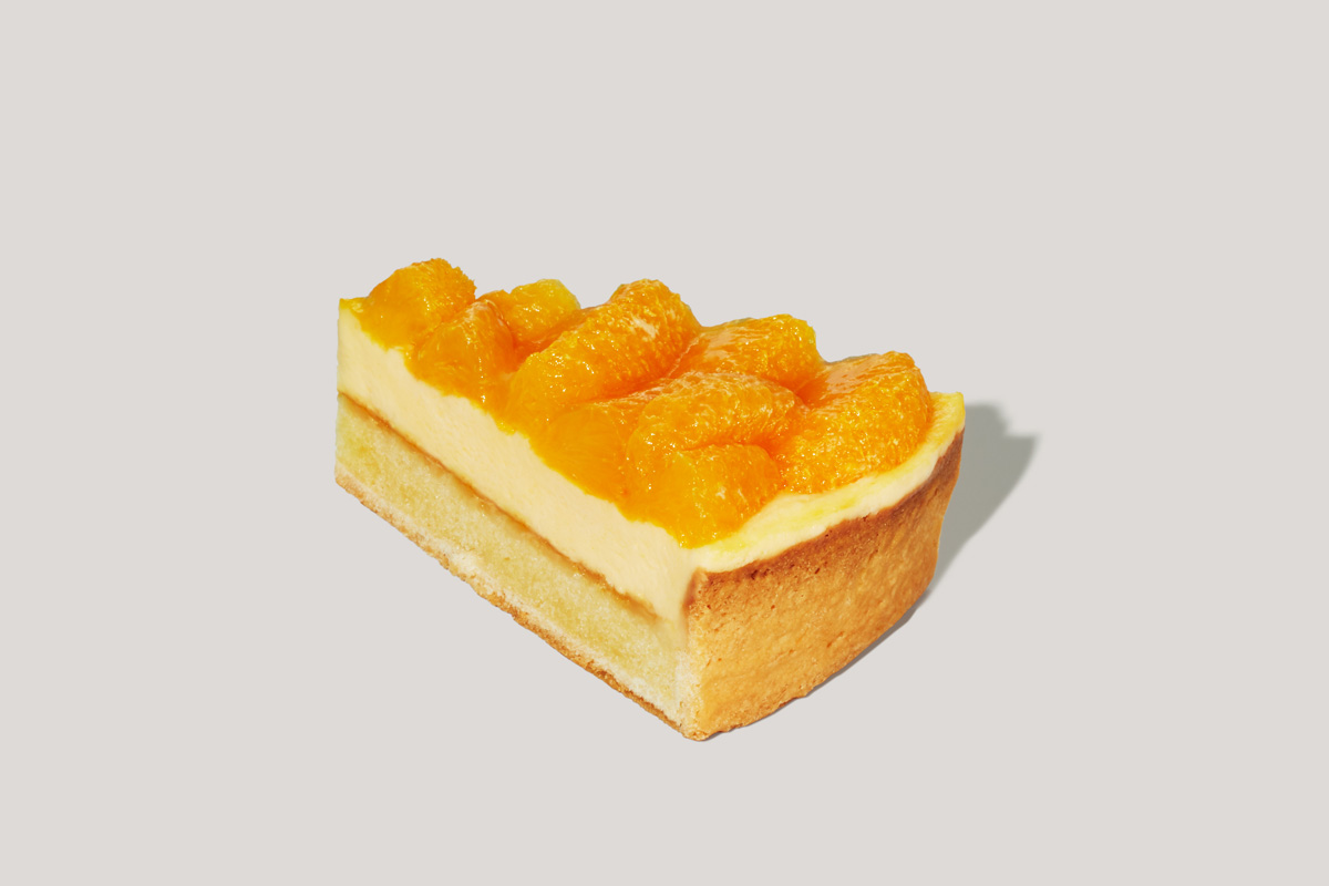 「オレンジのシブーストタルト」510円