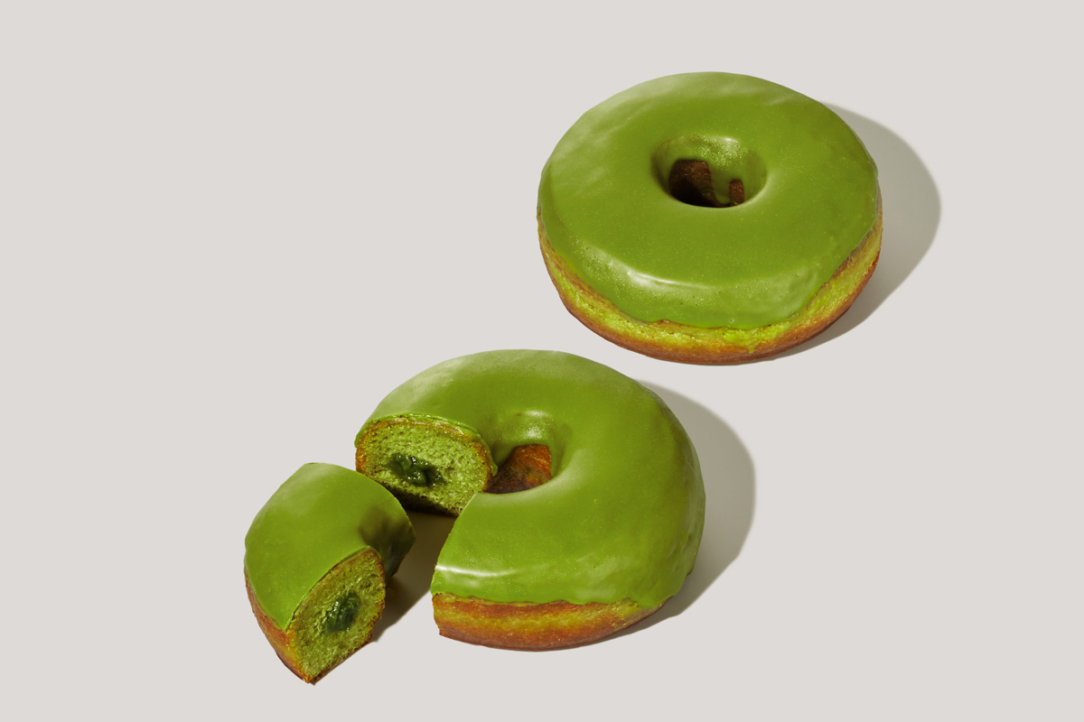 「抹茶クリームドーナツ」275円
