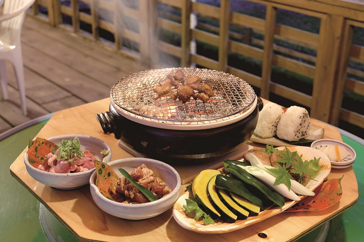 夏季限定のバーベキュー