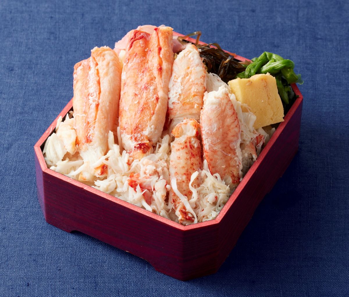 タラバ・毛がに満喫弁当/鱗幸食品(札幌市)3500円(1折) (各日販売予定80点)