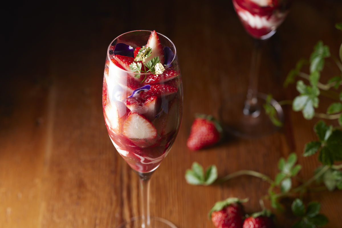 「いちご＆マスカルポーネの締めパフェ」2000円