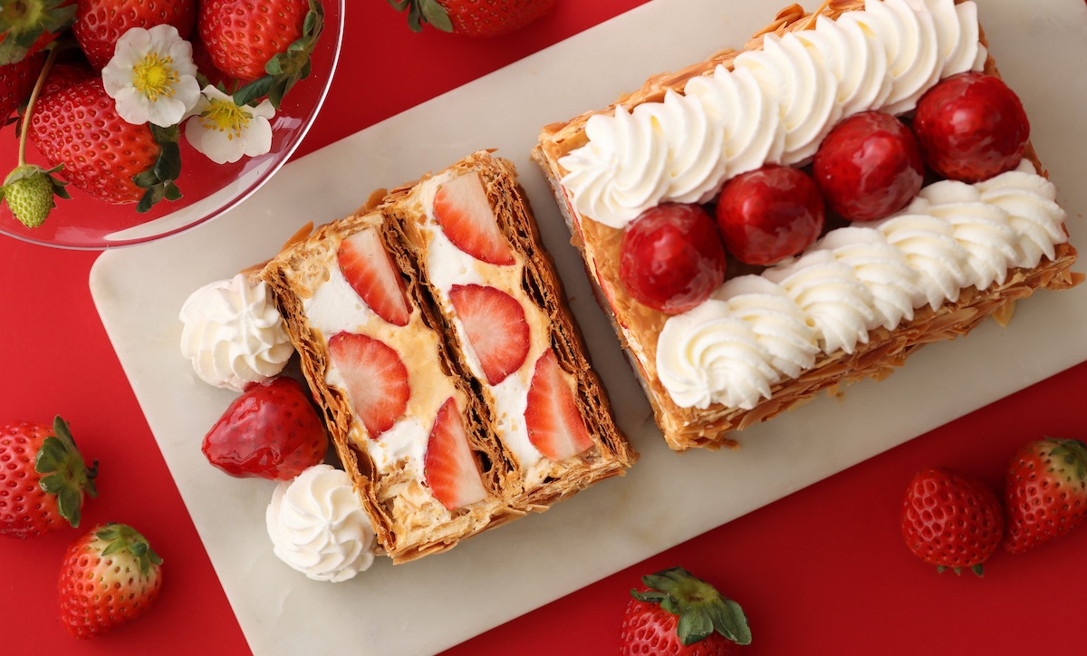 「KIHACHIのナポレオンパイ」単品1485円（コース価格+600円）