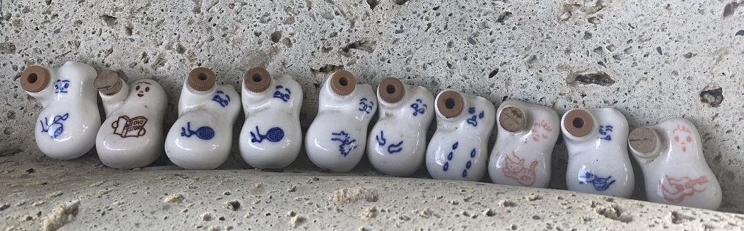 あ、崎陽軒のひょうちゃんだ！ 誰が置いたのかな? 市民と一緒に成長する像って感じ