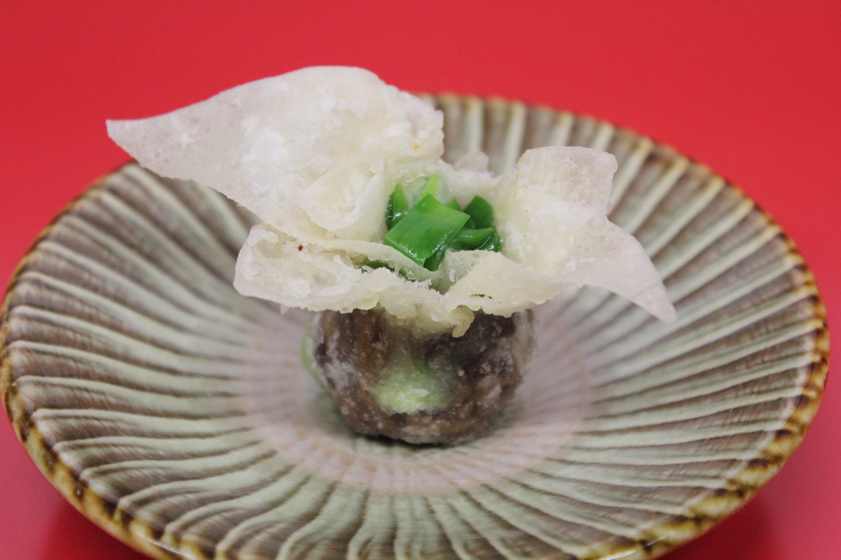 見た目もかわいい揚げシウマイ1個220円もぜひ