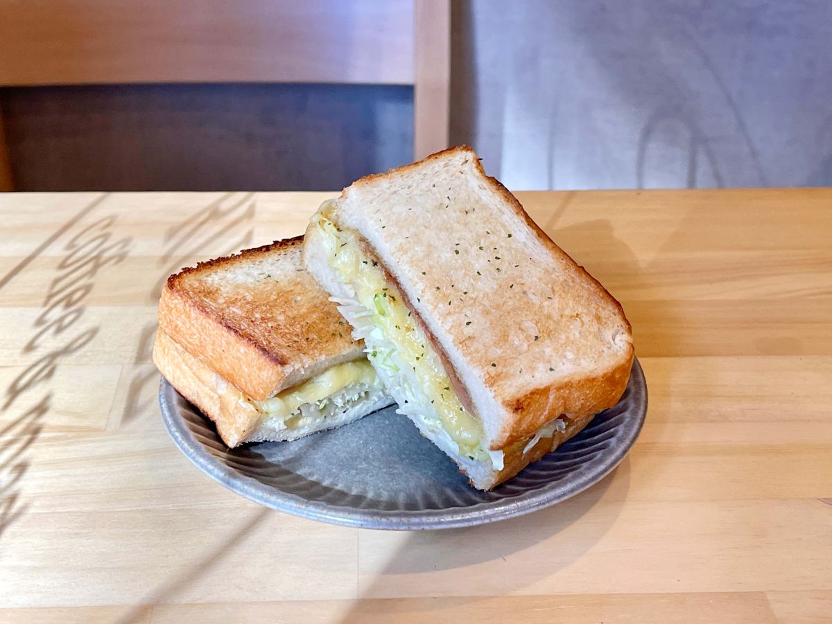 スパムホットサンド 650円