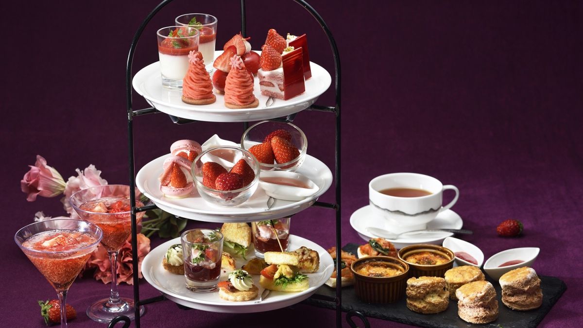 【グランドプリンスホテル新高輪】フレッシュいちごの食べ比べも!存分にいちごを楽しめるストロベリーアフタヌーンティー