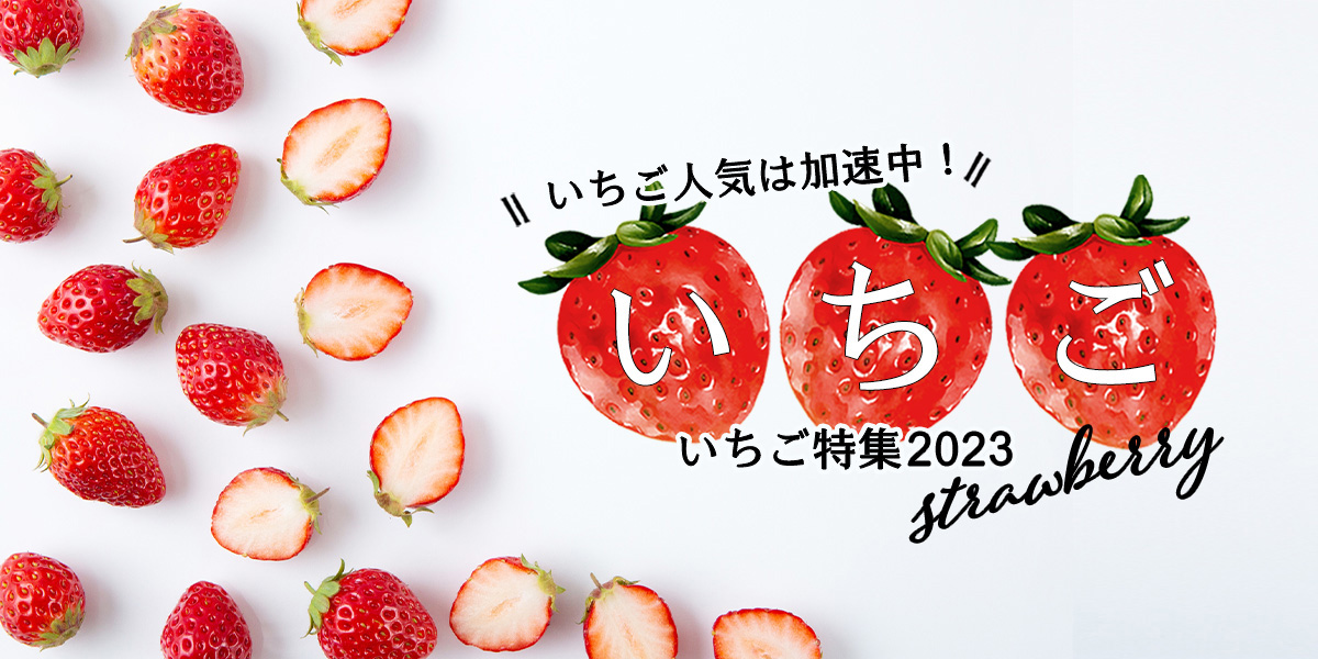 いちご人気は加速中！いちご特集2023